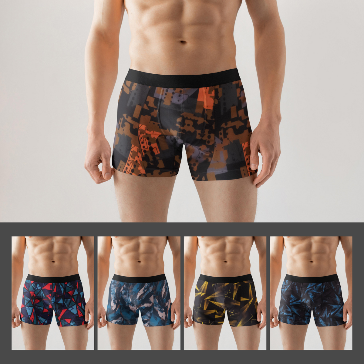 Men combo of 5 trunks