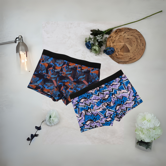 All Over Printed Boxers (combo of 2)
