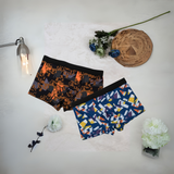 New High Quality Style Bottom Fold Man's Printed Underwear for Men (pack of 2)