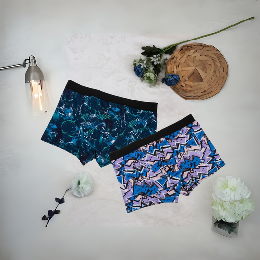 New High Quality Style Bottom Fold Man's Printed Underwear for Men (combo of 2)