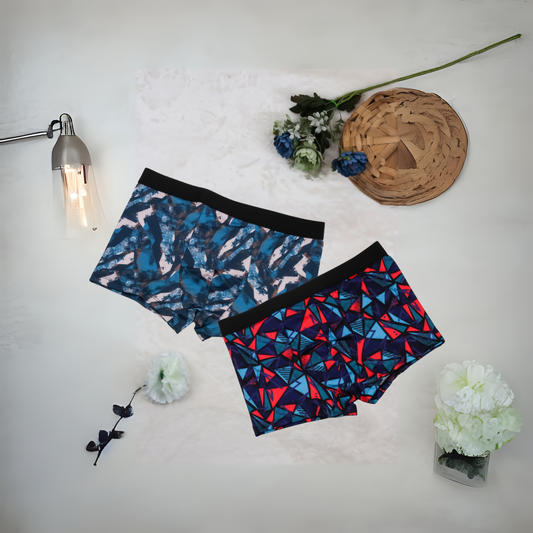 XXY LIFE STYLE Men's Nylon Extra Thin Elastic Printed Underwear Brief (pack of 2)
