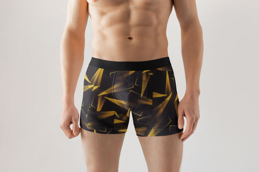 New High Quality Style Bottom Fold Man's Printed Underwear for Men