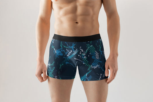 New Style Multicoloured Bottom Fold Man's Printed Underwear